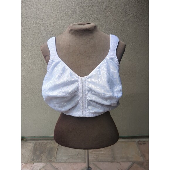 JMS Just My Size Bra Model 1105 Size 44DDD White Wire Free Gel Comfort Straps - Picture 1 of 10